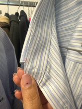 Load image into Gallery viewer, Camicia righe MAKICHA Serigrafia a mano di Gigi Tarantola