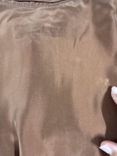 Load image into Gallery viewer, Camicia bomber in seta color bronzo in 90s