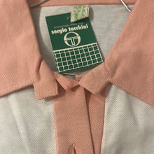 Load image into Gallery viewer, Polo Sergio Tacchini bianca e rosa 70s