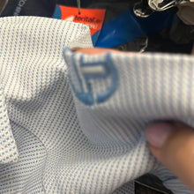 Load image into Gallery viewer, Polo Sergio Tacchini in piquet bianca e azzurra 70s