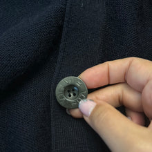 Load image into Gallery viewer, Cardigan Fila blu 70s