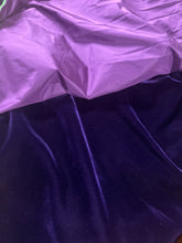 Load image into Gallery viewer, Abito Bow in velluto viola 80s