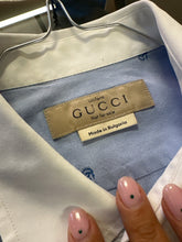Load image into Gallery viewer, Camicia Gucci uniforme celeste