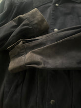 Load image into Gallery viewer, Giacca camoscio blu 90s