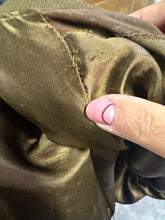 Load image into Gallery viewer, Bomber scamosciato marrone cioccolato – Anni ’80 – Over