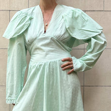 Load image into Gallery viewer, Slip Dress sartoriale latte menta 50s/60s