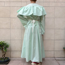 Load image into Gallery viewer, Slip Dress sartoriale latte menta 50s/60s