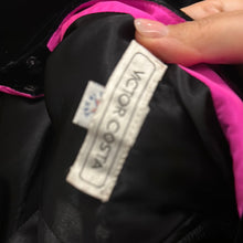 Load image into Gallery viewer, Abito Victor Costa in velluto nero 80s