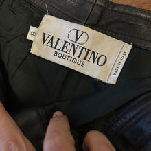 Load image into Gallery viewer, Pantalone Valentino boutique nappa nero 80s
