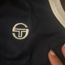 Load image into Gallery viewer, Top Sergio Tacchini blu McEnroe 80s