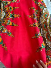 Load image into Gallery viewer, Maxi gonna sartoriale rossa 70s