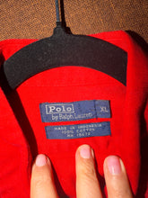 Load image into Gallery viewer, Polo by Ralph Lauren Vintage 90s “Bear” Red Shirt