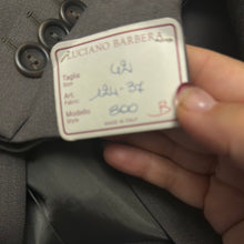 Load image into Gallery viewer, Spezzato giacca e gonna color grigio salvia 90s