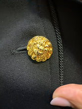 Load image into Gallery viewer, Giacca nera assimmetrica 90s