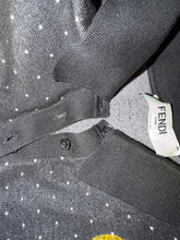 Load image into Gallery viewer, Polo in Maglia Fendi a Pois – Nera