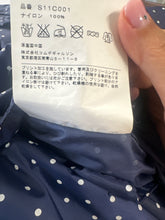 Load image into Gallery viewer, Trench Comme Des Garçon blu a pois bianchi 90s