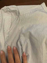 Load image into Gallery viewer, Camicia Kenzo a righe bianche e blu 80s