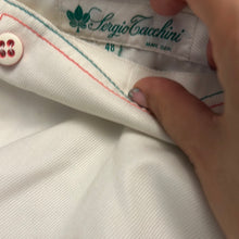 Load image into Gallery viewer, Gonna Sergio Tacchini in cotone piquet bianco 70s
