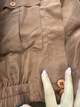 Load image into Gallery viewer, Camicia bomber in seta color bronzo in 90s