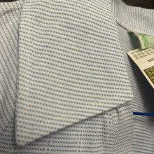 Load image into Gallery viewer, Polo Sergio Tacchini in piquet bianca e azzurra 70s