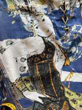 Load image into Gallery viewer, Gonna vintage Just Cavalli anni 2000, modello multicolore in denim.