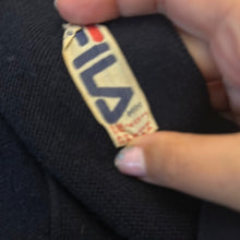 Load image into Gallery viewer, Cardigan Fila blu 70s