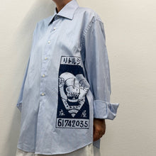 Load image into Gallery viewer, Camicia Menko celeste
