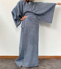 Load image into Gallery viewer, Yutaka blu con stampe;bianche geometriche