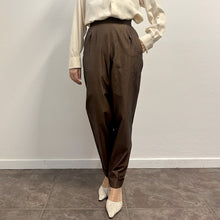 Load image into Gallery viewer, Pantalone Romeo Gigli color Cioccolato vita alta 80S