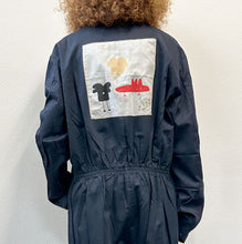 Load image into Gallery viewer, Jumpsuit blu notte MA Kawaii " Il vuoto crea la forma "