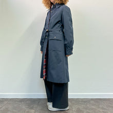 Load image into Gallery viewer, Trench blu 70s