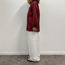 Load image into Gallery viewer, Camicia double face bordeaux7 cioccolato 9Os