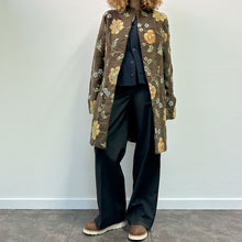 Load image into Gallery viewer, Trench Tadashi Shoji in jacquard Y2K