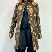Load image into Gallery viewer, Trench Tadashi Shoji in jacquard Y2K