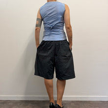 Load image into Gallery viewer, Top vintage Cristina Pitteri in shantung di seta color celeste, realizzato nei primi anni 2000.
