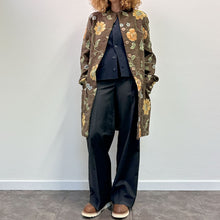 Load image into Gallery viewer, Trench Tadashi Shoji in jacquard Y2K