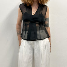 Load image into Gallery viewer, Top in garza seta 90s