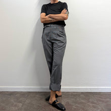 Load image into Gallery viewer, Pantaloni Louis Vuitton Vintage – Jacquard Piqué Grigio