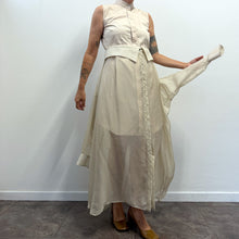 Load image into Gallery viewer, Abito Chemisier Lungo Balossa Maxi Camicia Trasformabile con Gonna Velata