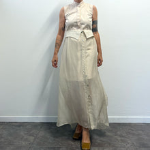 Load image into Gallery viewer, Abito Chemisier Lungo Balossa Maxi Camicia Trasformabile con Gonna Velata