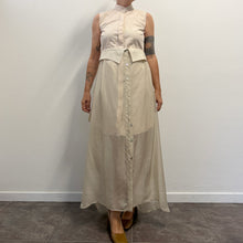 Load image into Gallery viewer, Abito Chemisier Lungo Balossa Maxi Camicia Trasformabile con Gonna Velata