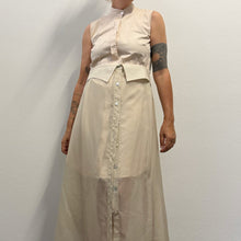 Load image into Gallery viewer, Abito Chemisier Lungo Balossa Maxi Camicia Trasformabile con Gonna Velata