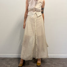 Load image into Gallery viewer, Abito Chemisier Lungo Balossa Maxi Camicia Trasformabile con Gonna Velata