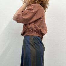 Load image into Gallery viewer, Camicia bomber in seta color bronzo in 90s