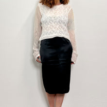 Load image into Gallery viewer, Top Ghost made England by Ossie Clark bianco 90s