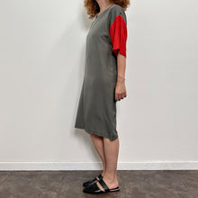 Load image into Gallery viewer, Abito Penny Black in seta Y2K