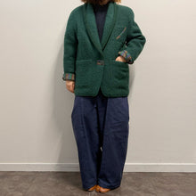 Load image into Gallery viewer, GIACCA VINTAGE VERDE 80s – LANA SALTATA
