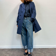 Load image into Gallery viewer, Trench Prada blu Y2K