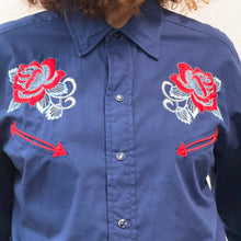 Load image into Gallery viewer, HBarC California Ranchwear Camicia Western Vintage Anni ’70