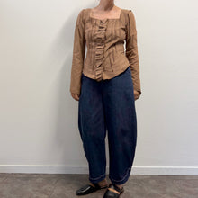 Load image into Gallery viewer, Camicia / Blusa Vintage Y2K – Color Caffè Latte